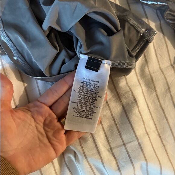 Diesel Shiny Silver Hooded Top S/M - Picture 6 of 6